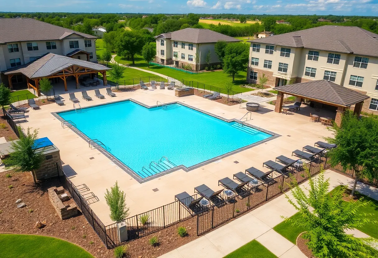 Rendering of Atheria at West Grove multifamily development