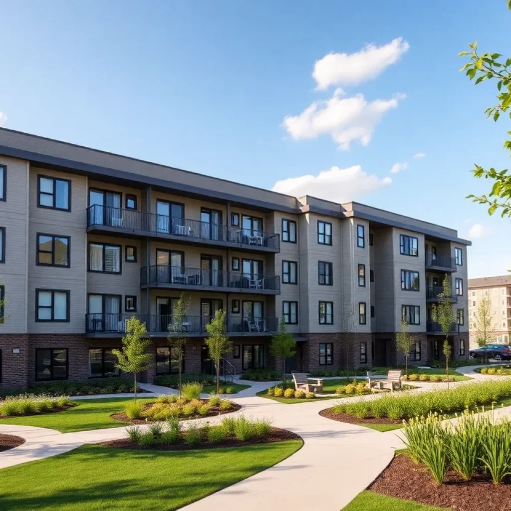 Affordable housing complex in Cleveland