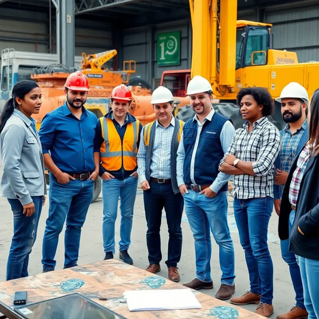 Collaboration between AFRY and Reta Engenharia at a construction site in Brazil.