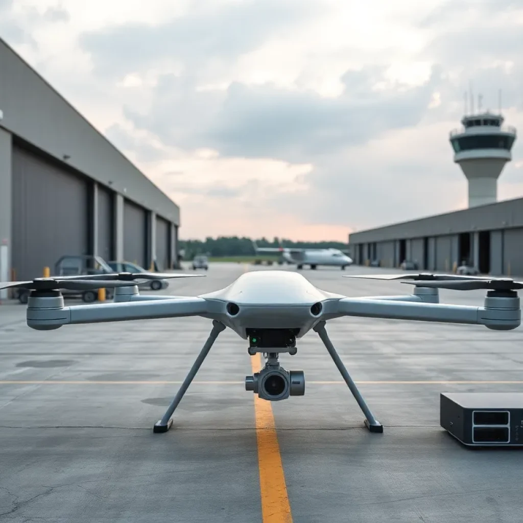 Drone manufacturing facility near Rickenbacker International Airport