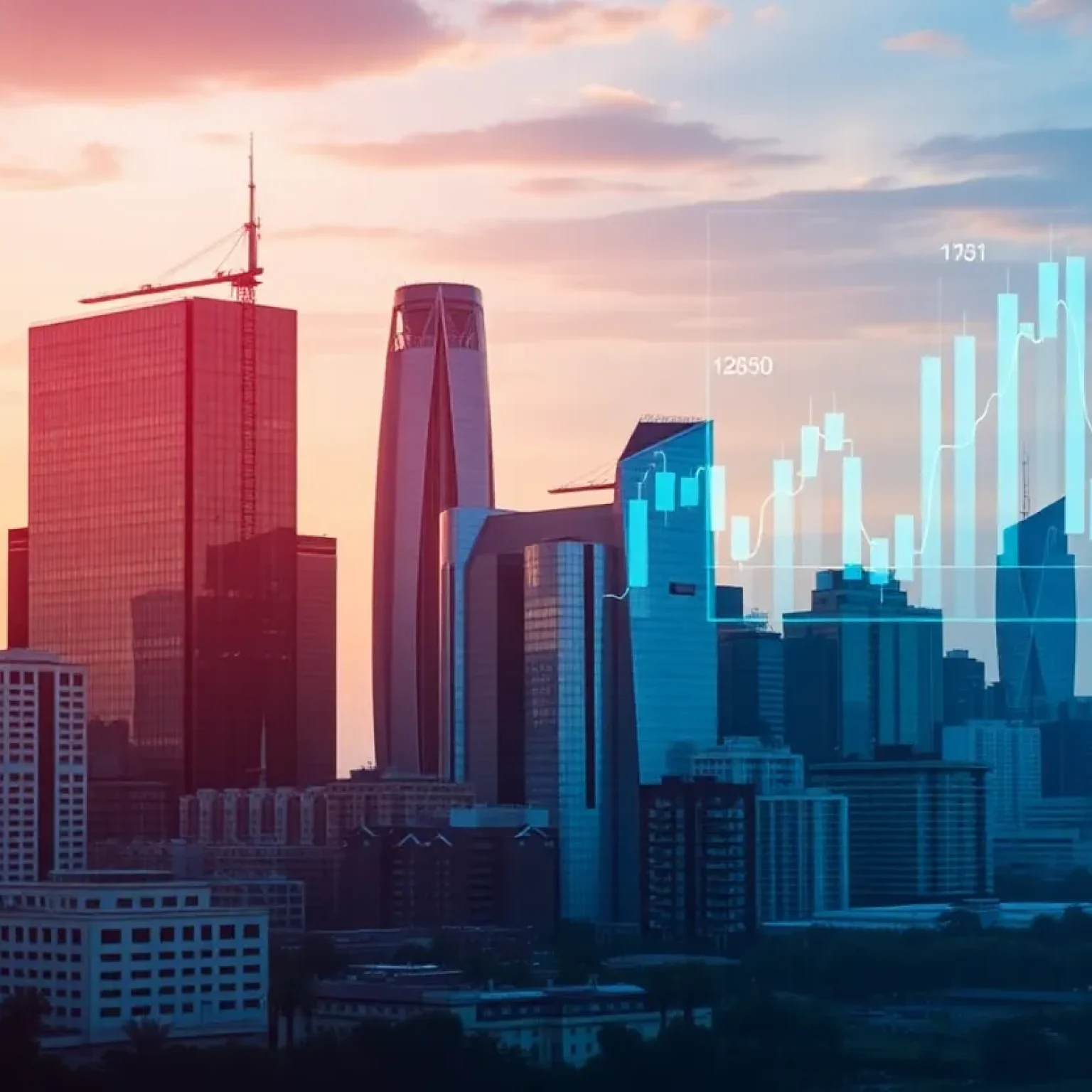 Skyline of commercial buildings representing the hurdles in financing.