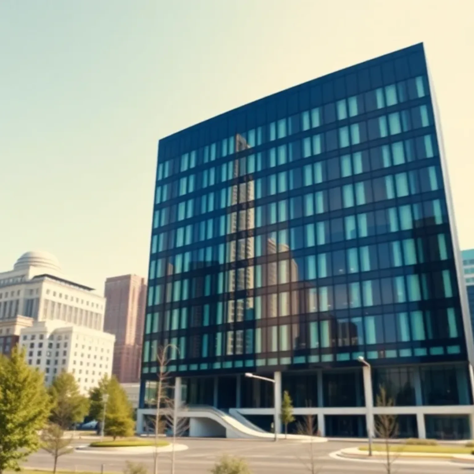 Modern office building representing commercial real estate