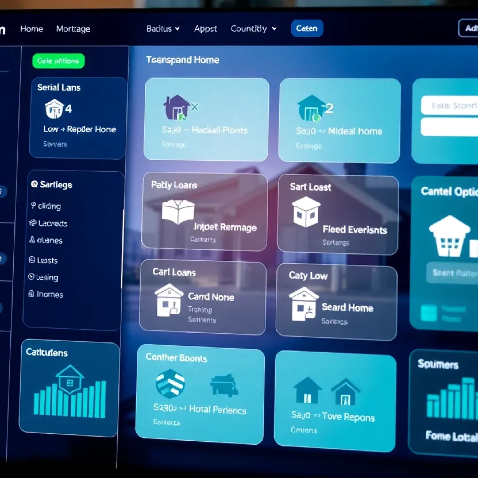 Illustration of Douglas Elliman's mortgage platform features