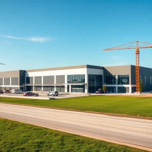 New manufacturing facility of GCP Paper in New Caney, Texas