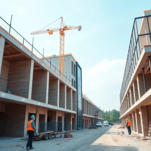 Construction of the Lubbock Psychiatric Center
