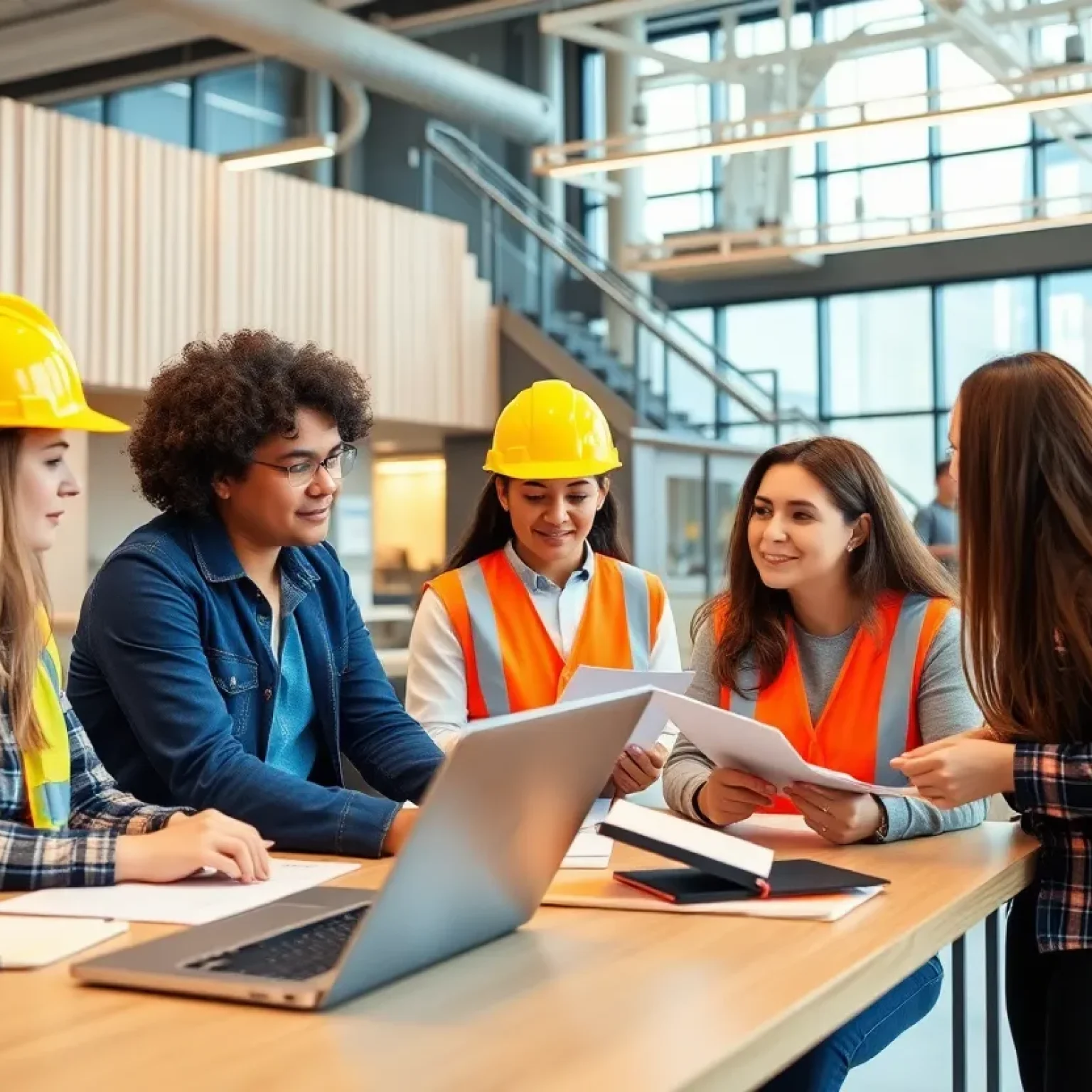 Students participating in construction management classes at Mississippi State University