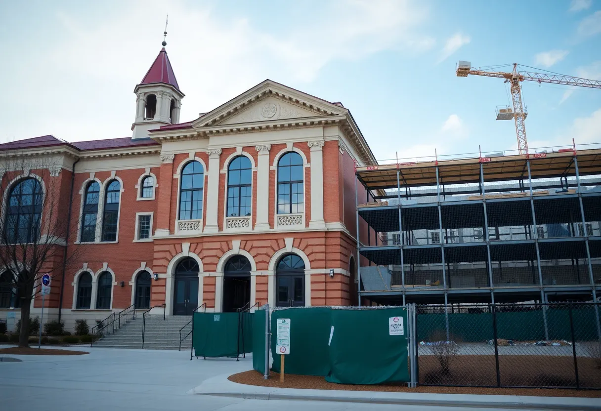 Image of Refugio County courthouse and animal control facility construction