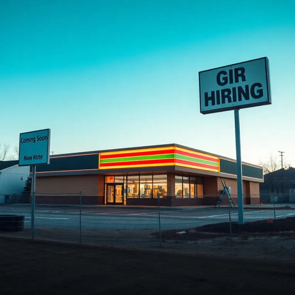 Construction site for new Royal Farms store in Montgomery Hills