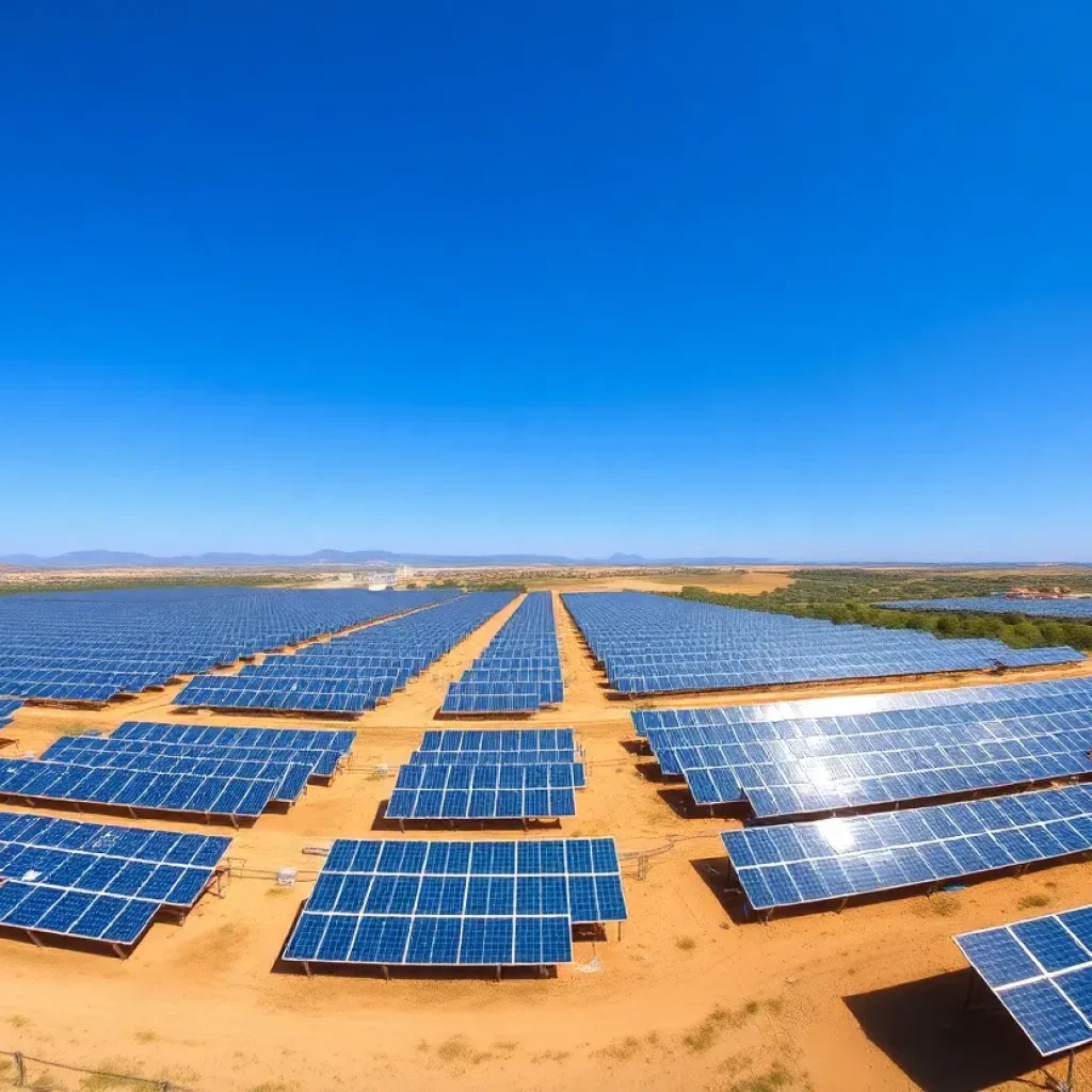 Solar photovoltaic farms in Spain's Aragón region