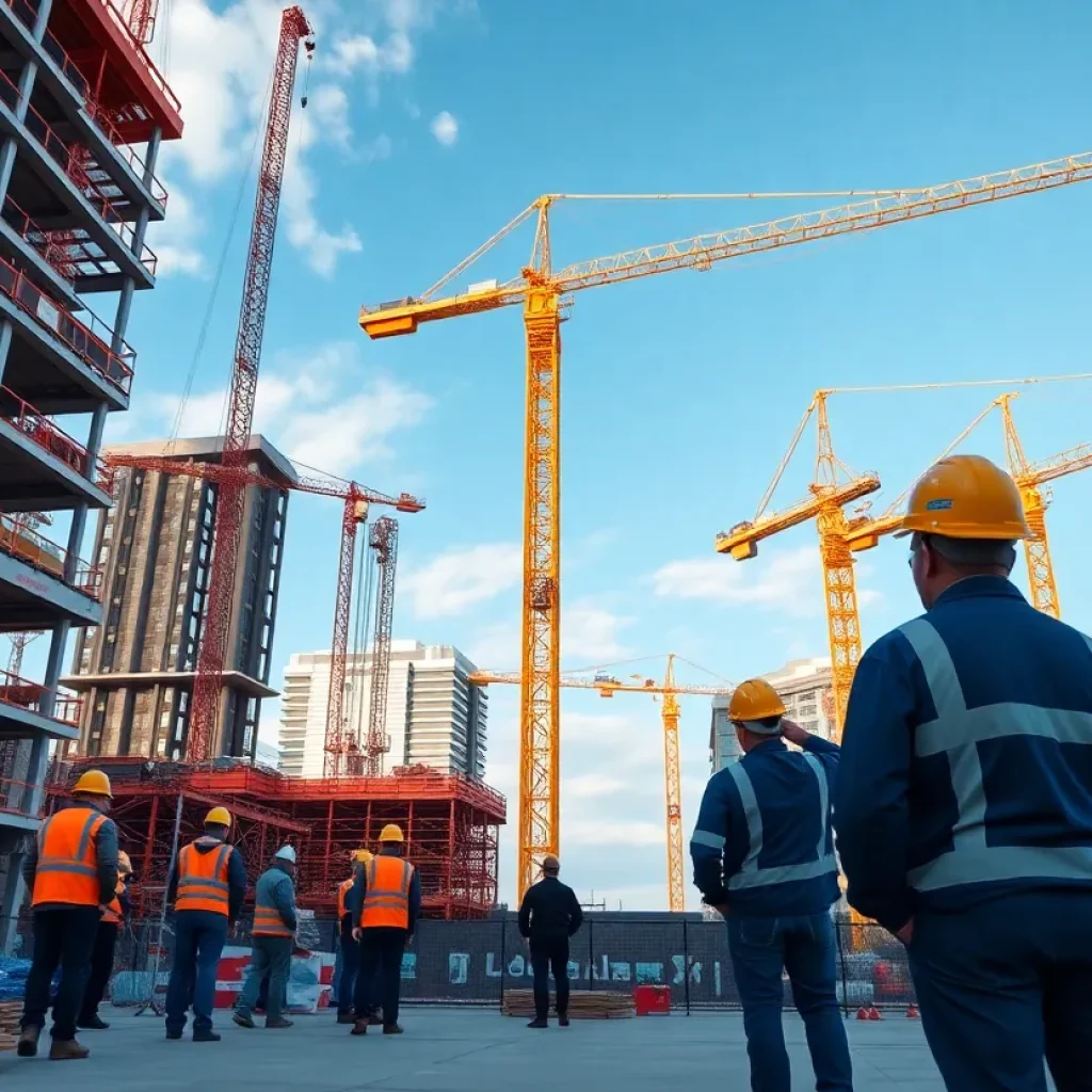 Construction site in St. Louis highlighting leadership changes