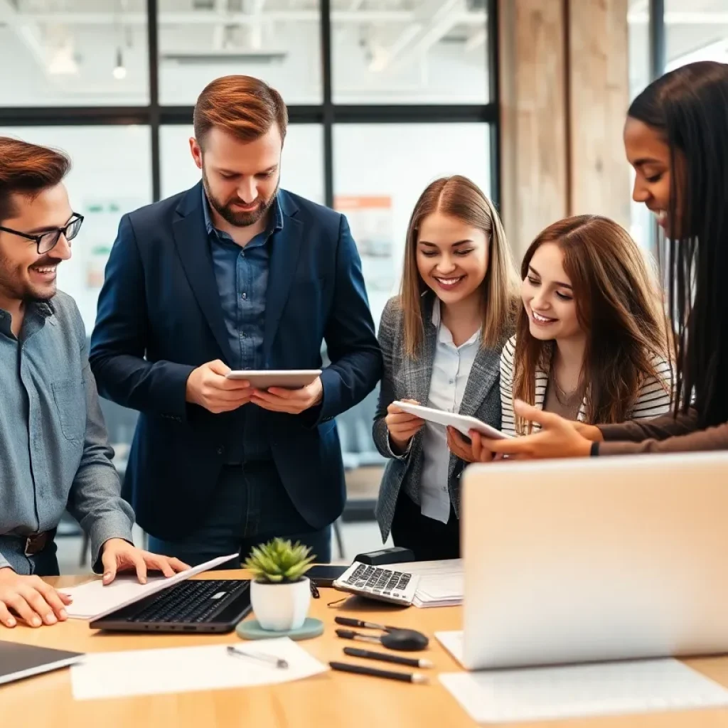 Team collaboration at TrustPoint Technologies