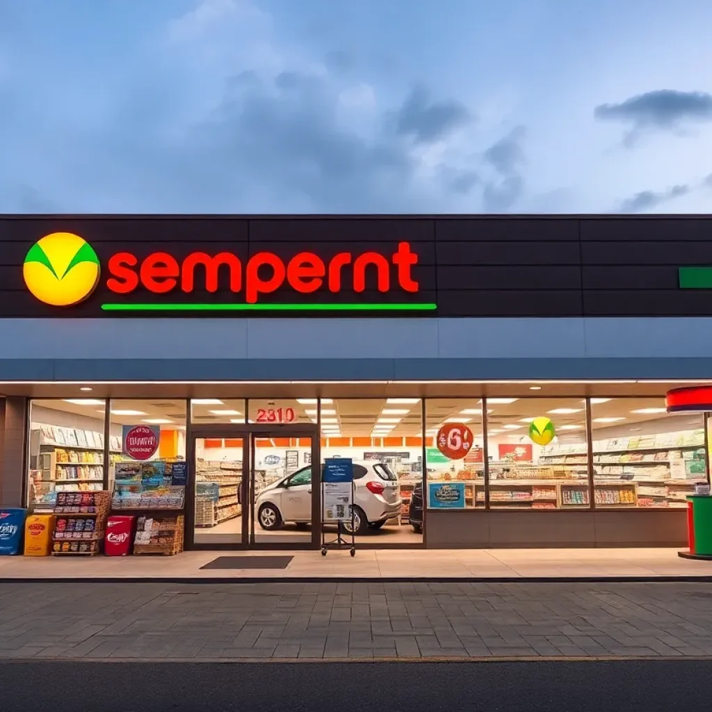 Rendering of the new United Supermarkets and Express store in Seminole