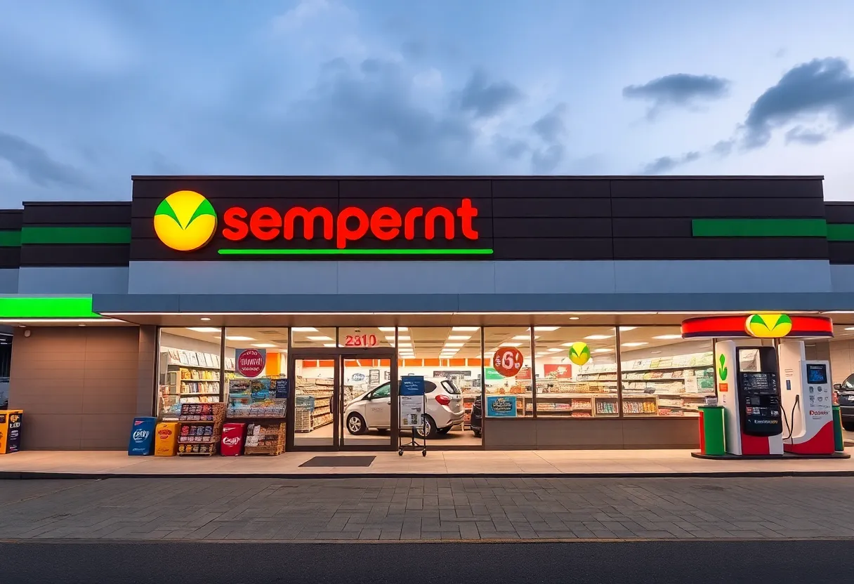 Rendering of the new United Supermarkets and Express store in Seminole