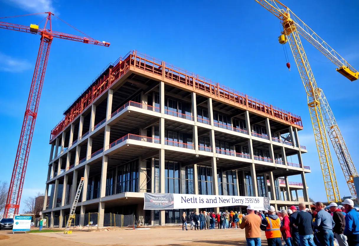 Construction of University Health Palo Alto Hospital in San Antonio