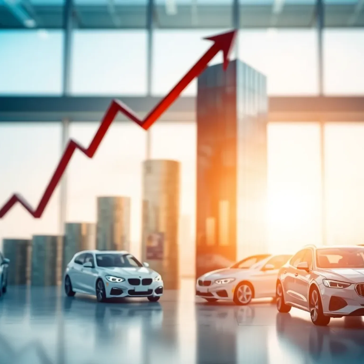 Visual representation of financial metrics related to Volvo Financial Services