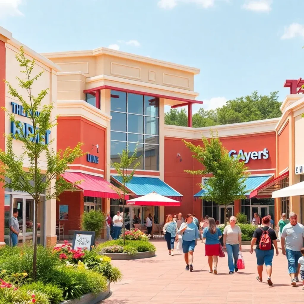 Artist’s rendering of the Aldamo Commons shopping center in Alamo Ranch