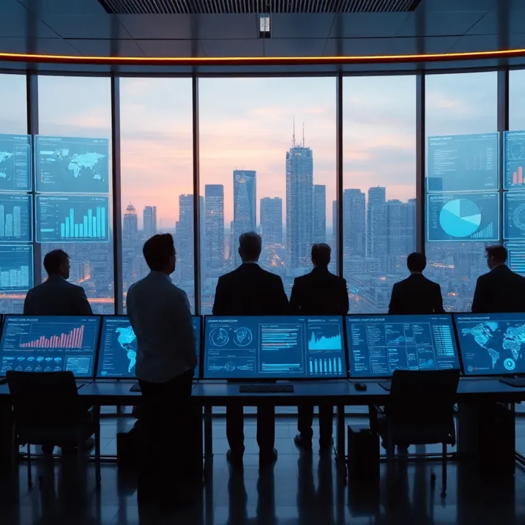 AI-powered infrastructure dashboard showing project analytics, maps and schedules