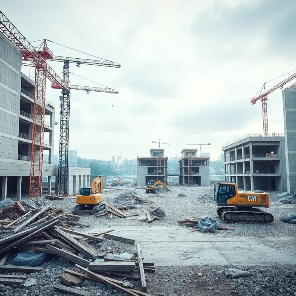 Digital twin simulation of demolition waste management