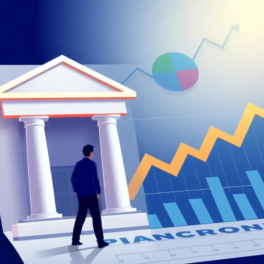 Illustration of financial graphs showing profitability trends