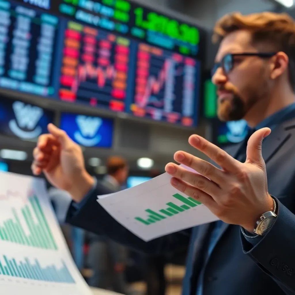 Financial analyst reviewing INNOVATE Corp stock trends