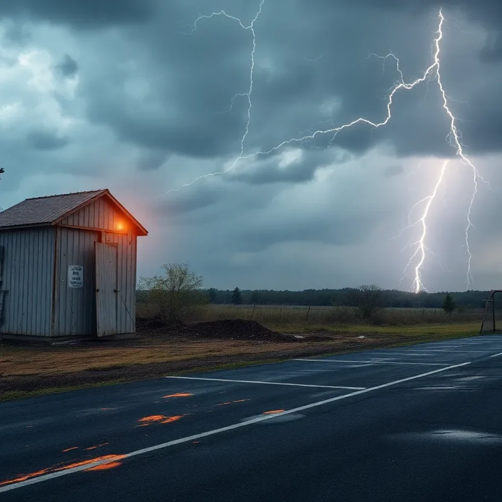 Richmond landfill scale house damage after lightning strike