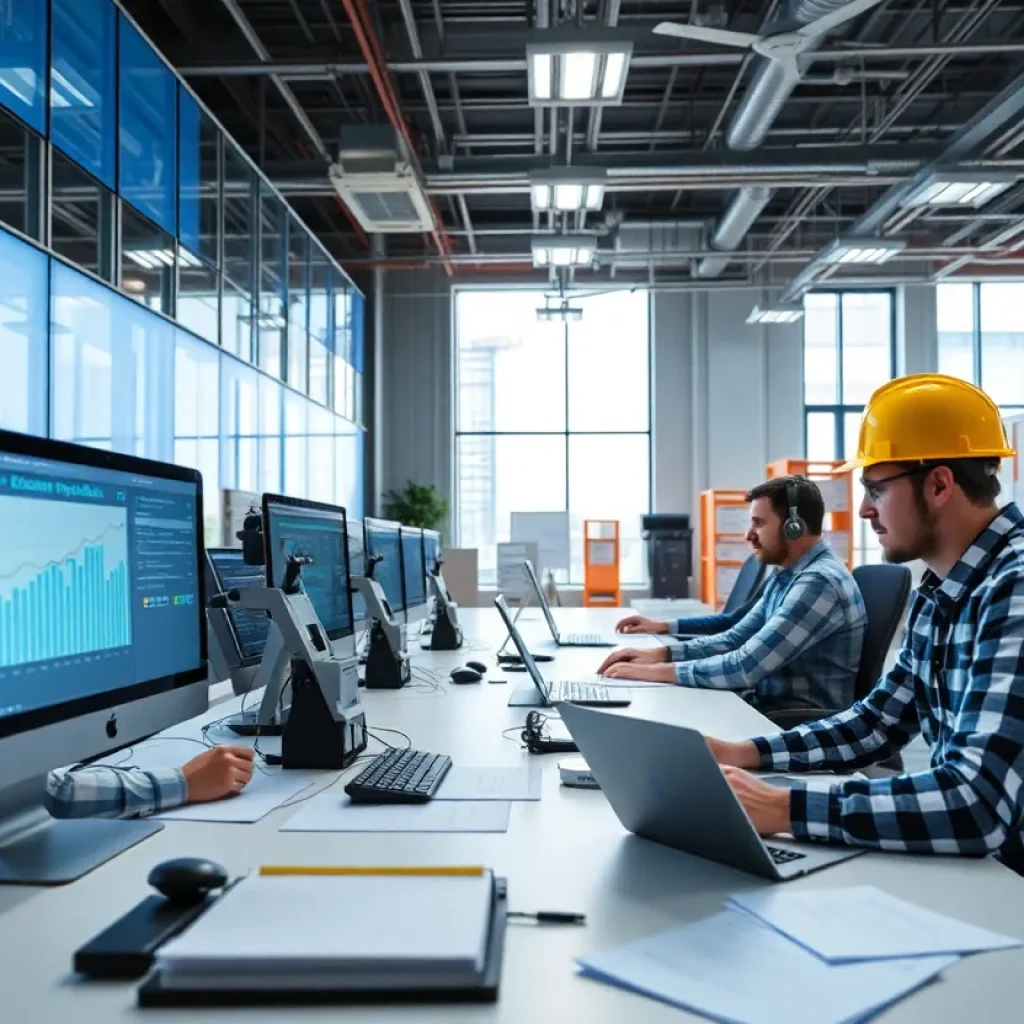 AI-powered accounts payable automation in a construction office