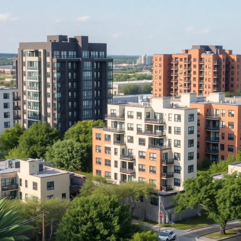 Modern affordable housing community in Austin