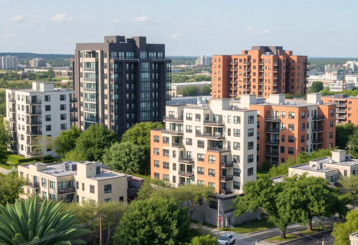 Modern affordable housing community in Austin